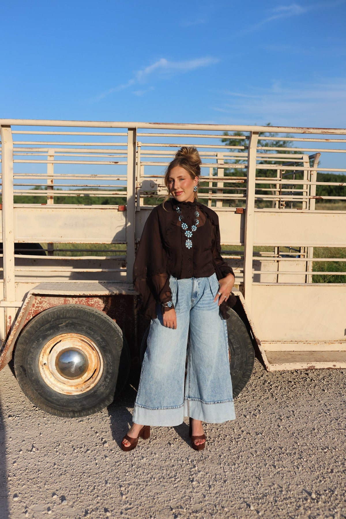 The Tustin Wide Leg Jeans