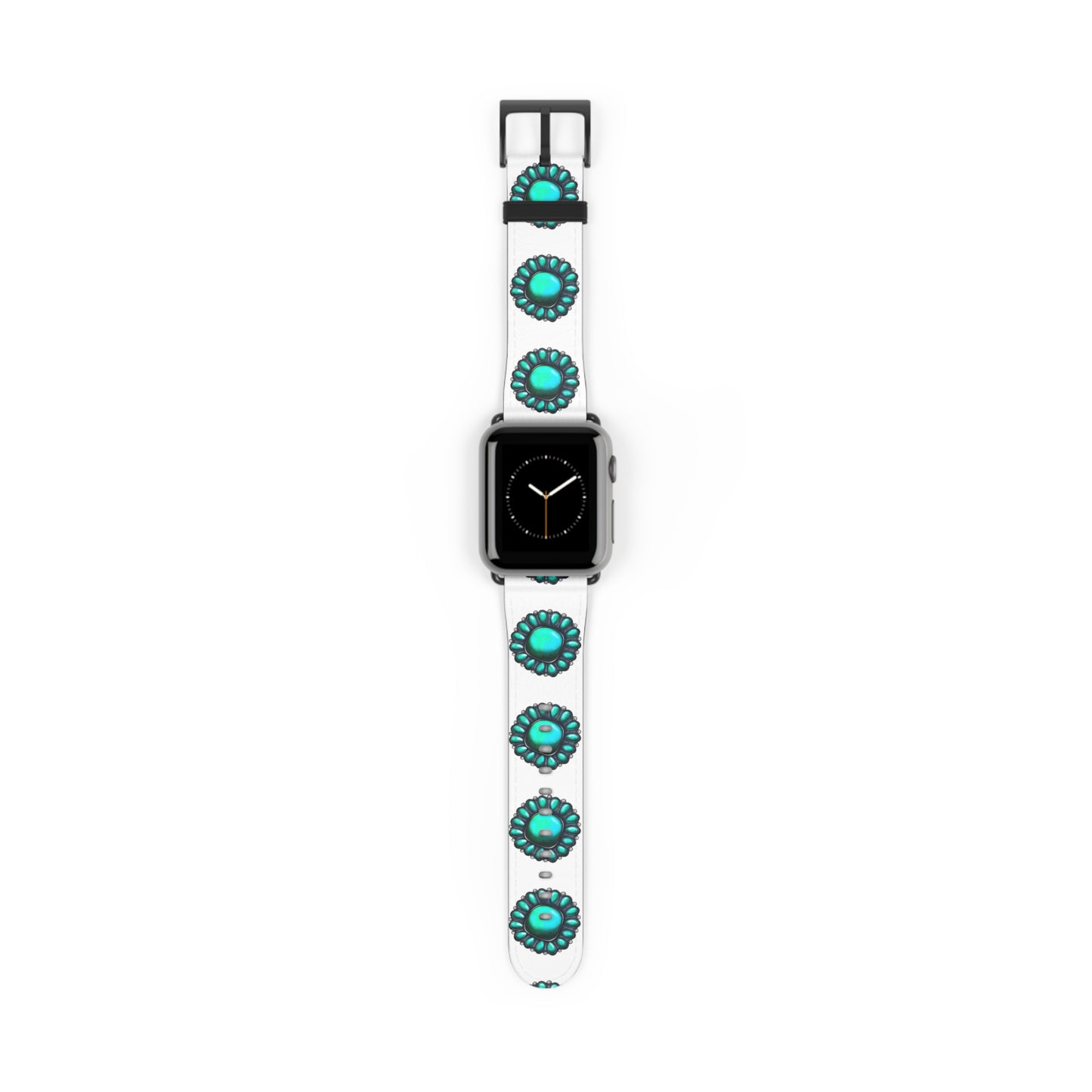 Turquoise Stone Print Bohemian Watch Band