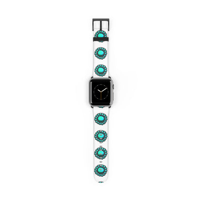 Turquoise Stone Print Bohemian Watch Band