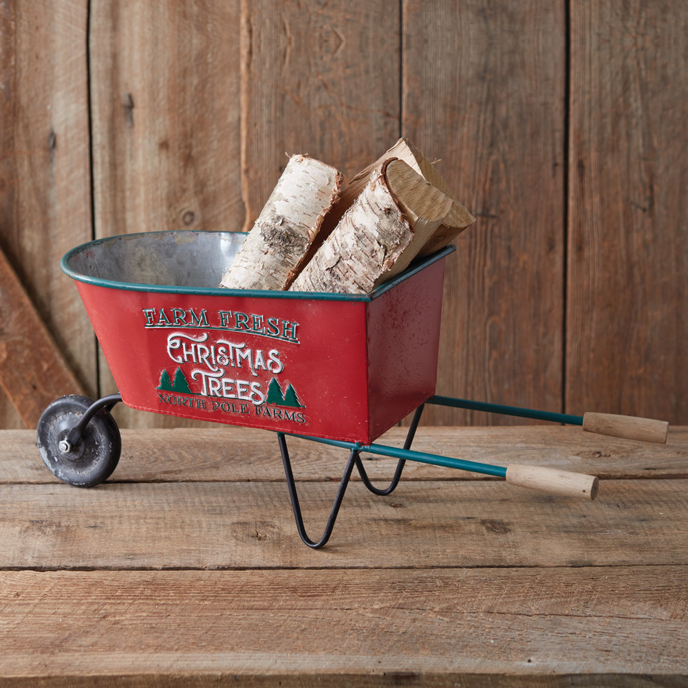 Farm Fresh Christmas Trees Wheelbarrow