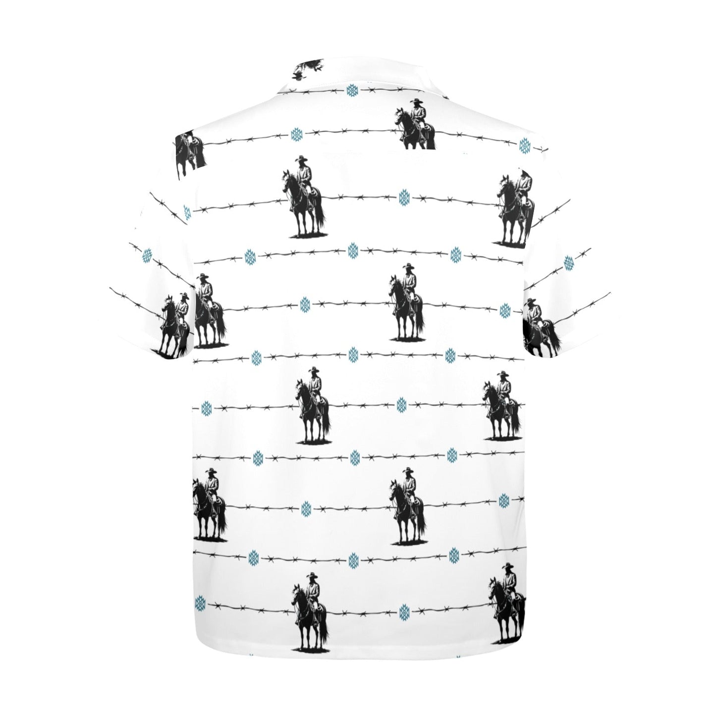 Baha Ranch Saddle Up Western Hawaiian Shirt Made in America