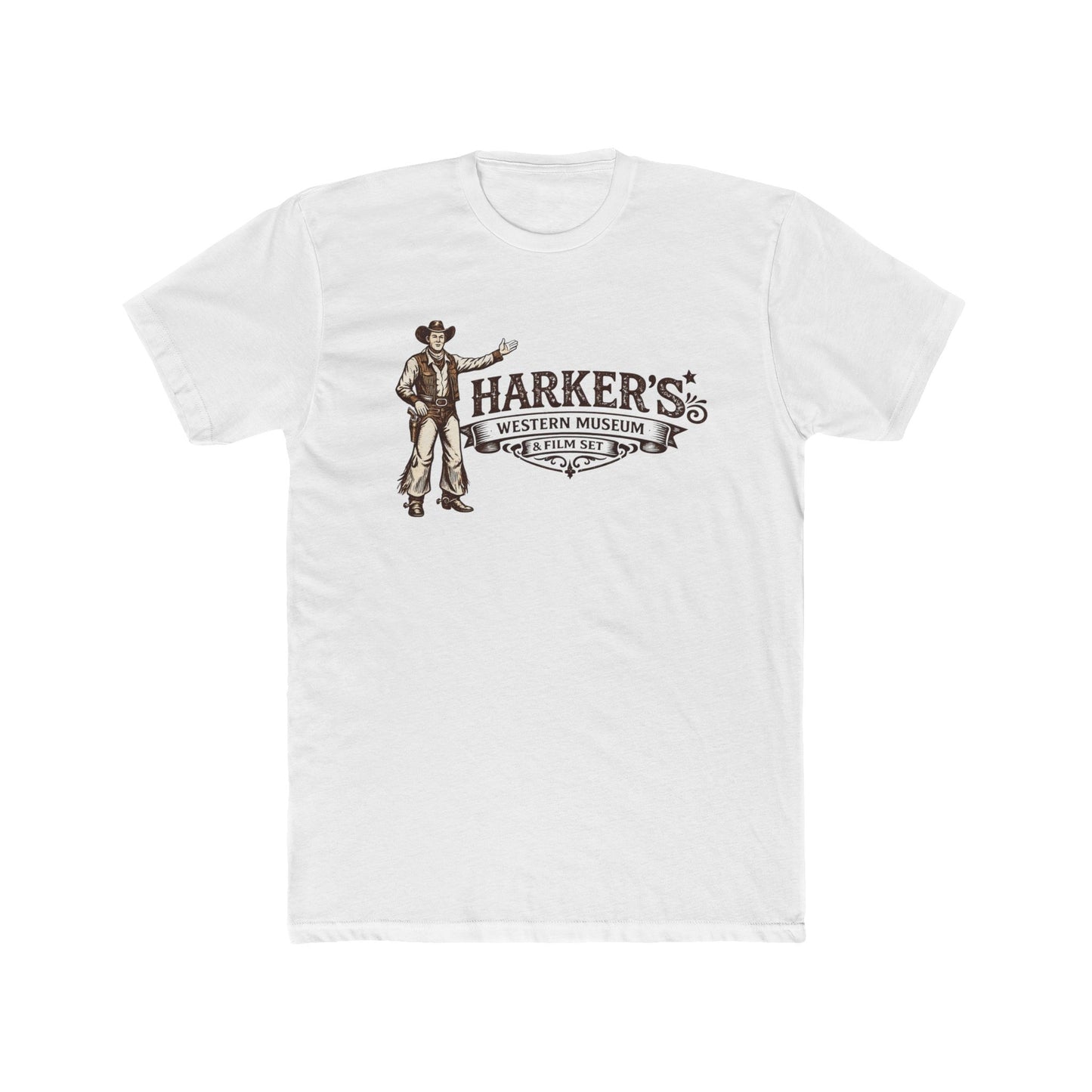 Harker's Western Unisex Tee — Vintage Cowboy Graphic T-Shirt