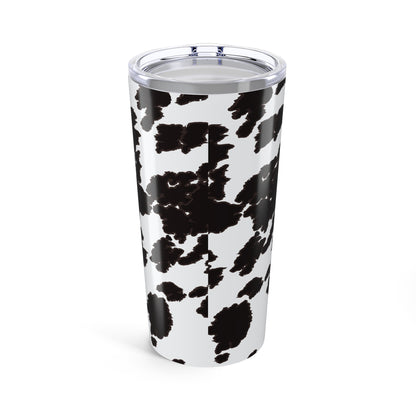 Rodeo Cowboy 20oz Tumbler — Western Rodeo Design with Cowhide Accent