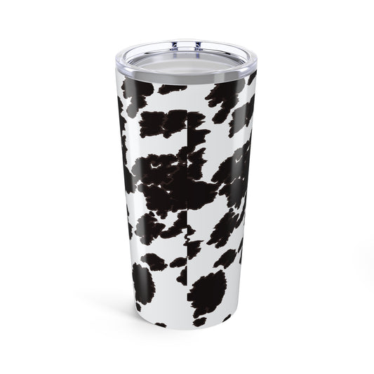 Rodeo Cowboy 20oz Tumbler — Western Rodeo Design with Cowhide Accent