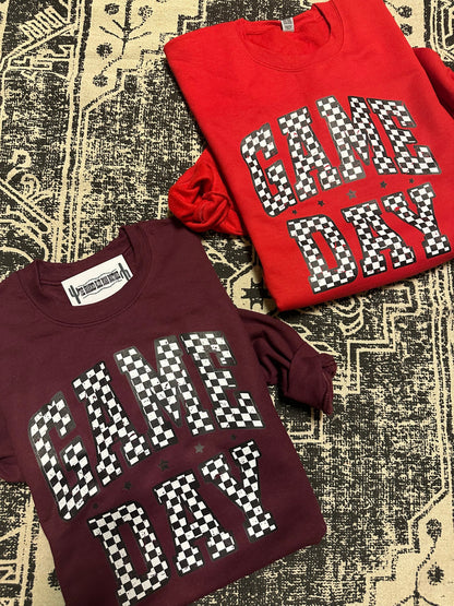 Game Day Red Checkered