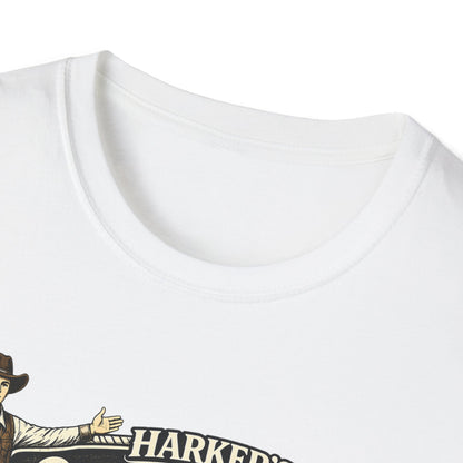 HARKER'S Old West Lives Here T-Shirt — Vintage Cowboy Tucson Graphic Tee