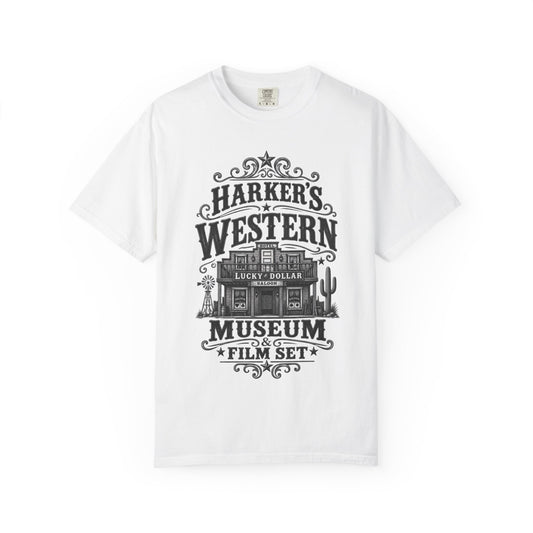 Western Museum T-Shirt — Harker’s Lucky Dollar Film Set Vintage Graphic Tee