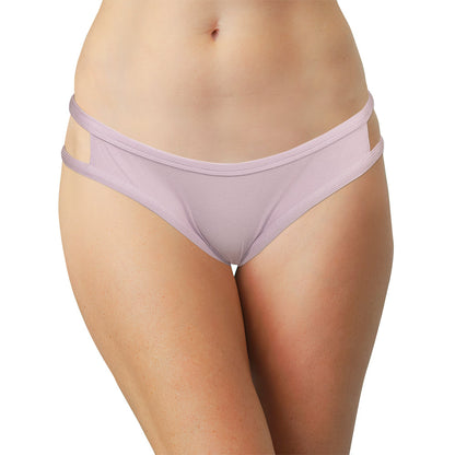 Purple Bikini with Double Strap Sides