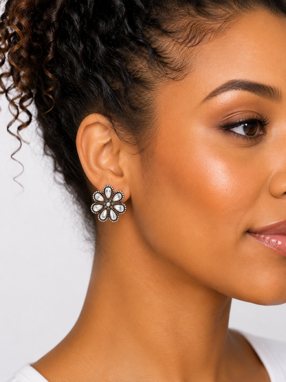 Gem Illusions™ Moonflower Studs