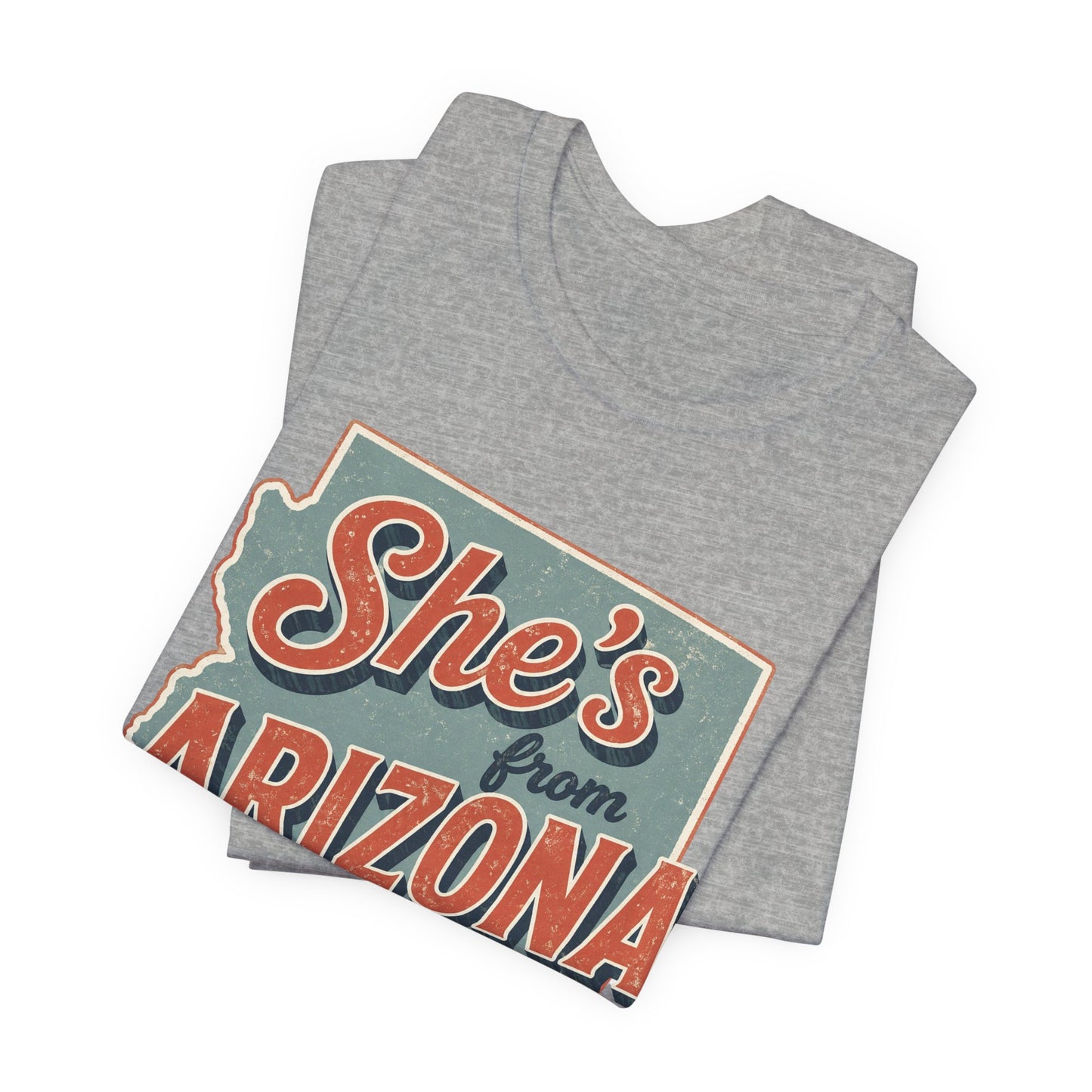 She's From Arizona I Can Tell Cowgirl T-Shirt -  Western Tee