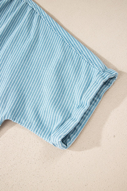 Anais Sleeve Up Loose Shirt