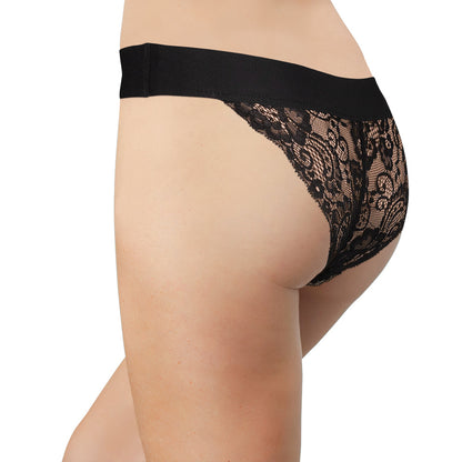 Pretty Lace Bikini with Laser Cut Waistband