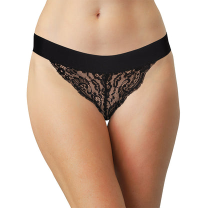 Pretty Lace Bikini with Laser Cut Waistband
