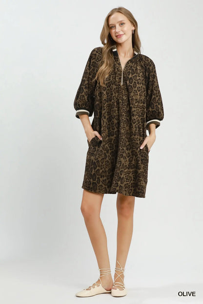 Wild Side Zip Dress