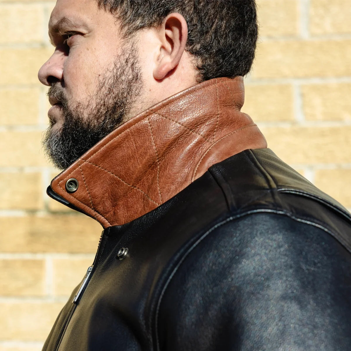 Moto Bomber - Men's Leather Jacket