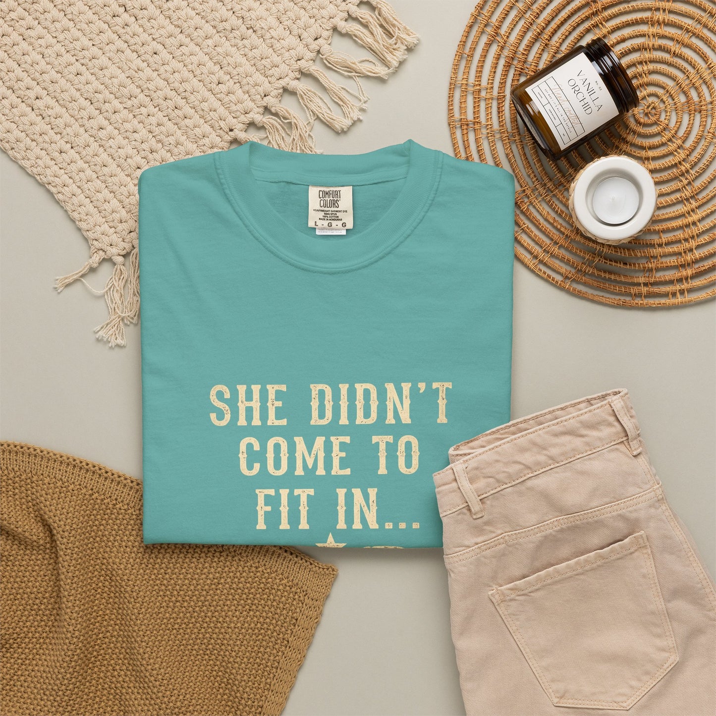 She Came to Stir Up Dust T‑Shirt — Western Inspirational Graphic Tee