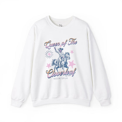 Queen of The Cloverleaf Crewneck Sweatshirt