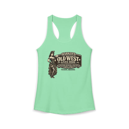 Harker's Saloon Girl Women's Ideal Racerback Tank