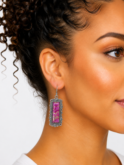 Gem Illusions™ Orchid Canyon Earrings