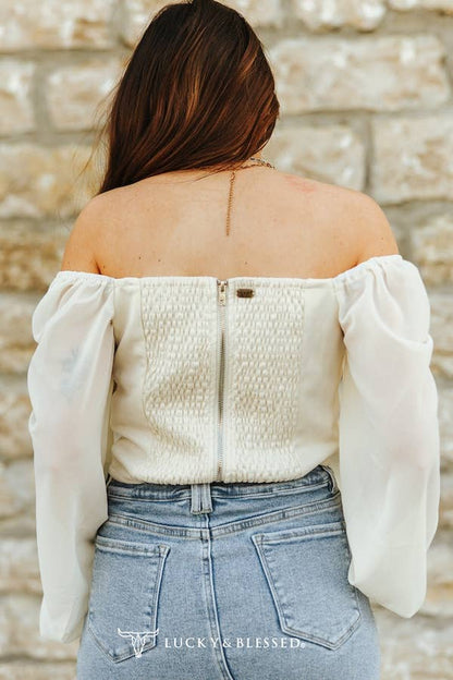 Stitched Prairie Long Sleeve Top