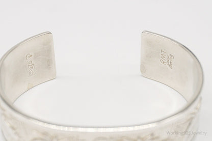 Vintage Carolyn Pollack Relios RMT Storyteller Sterling Silver Bracelet