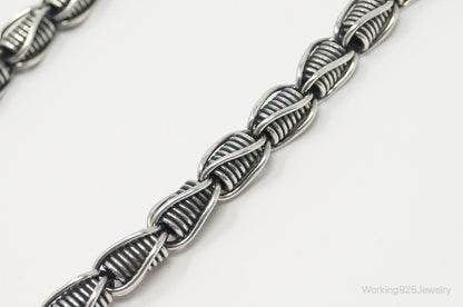 Designer BA Suarti Link Sterling Silver Chain Necklace