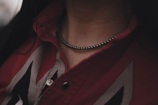 4mm Sterling Pearl Choker — 14 inch