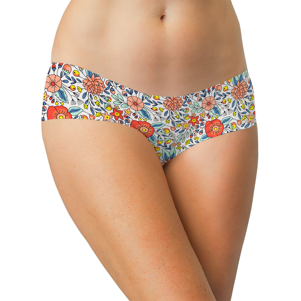 Stone Fruits Floral No Show Hipster