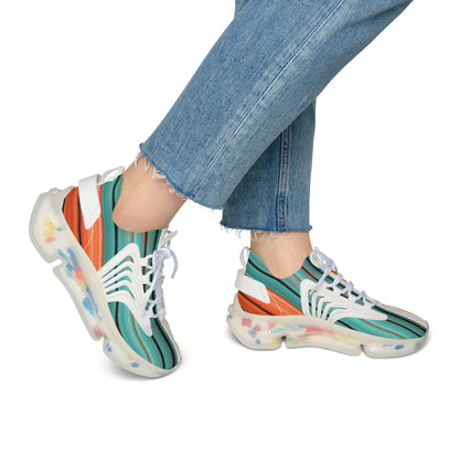 Arizona Serape Stylish Women's Mesh Sneakers - Trendy Comfort Footwear, Running Shoes, Casual Sneakers, Spring Fashion, Unique Gift Idea