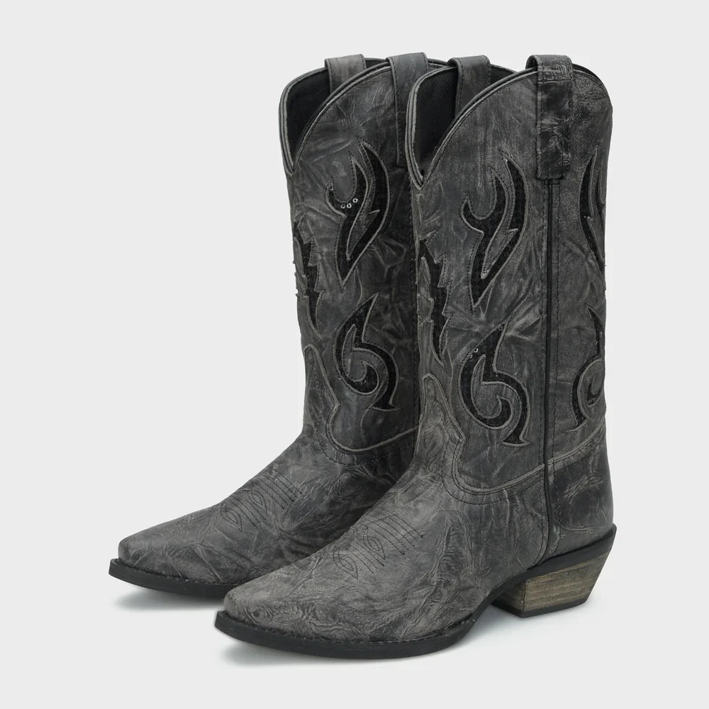 Rawhide Foley - Women's Cowhide Cowgirl Boots