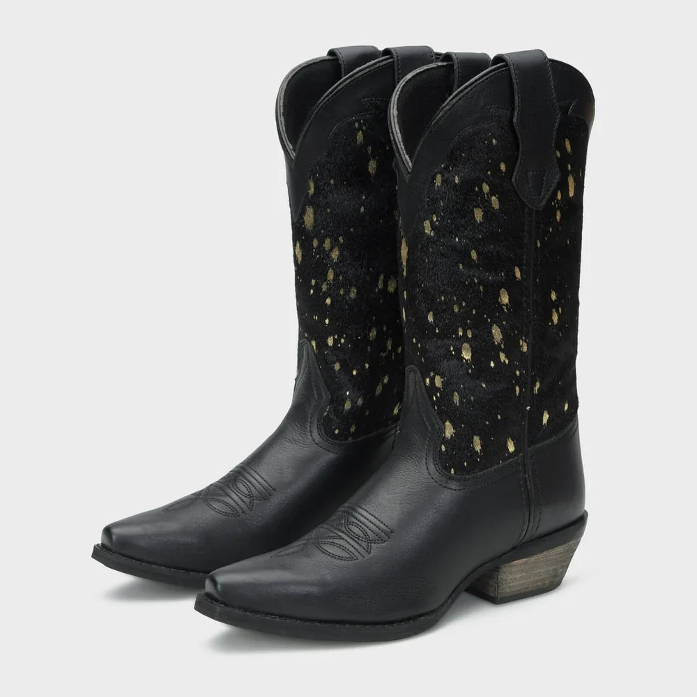 Rawhide Betty - Women's Calf Hide Cowgirl Boots