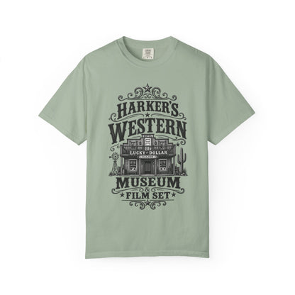 Western Museum T-Shirt — Harker’s Lucky Dollar Film Set Vintage Graphic Tee