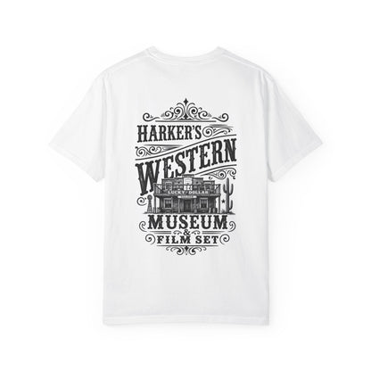 Harker's Western Museum T-Shirt — “Harker’s Western Museum & Film Set” Vintage Graphic Tee
