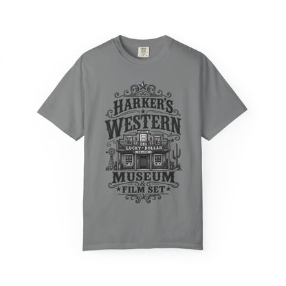 Western Museum T-Shirt — Harker’s Lucky Dollar Film Set Vintage Graphic Tee