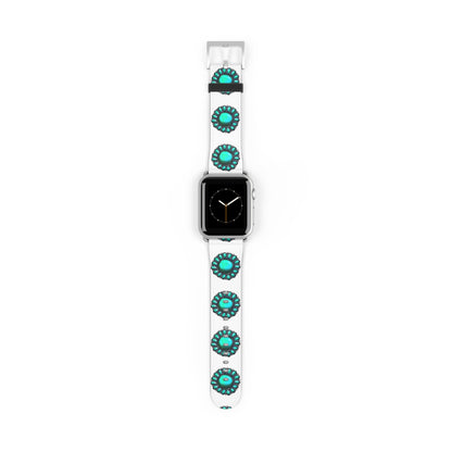 Turquoise Stone Print Bohemian Watch Band