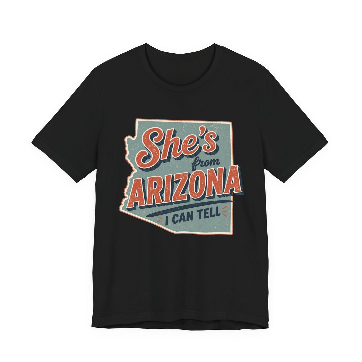 She's From Arizona I Can Tell Cowgirl T-Shirt -  Western Tee