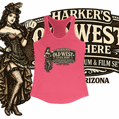 Harker's Saloon Girl Women's Ideal Racerback Tank