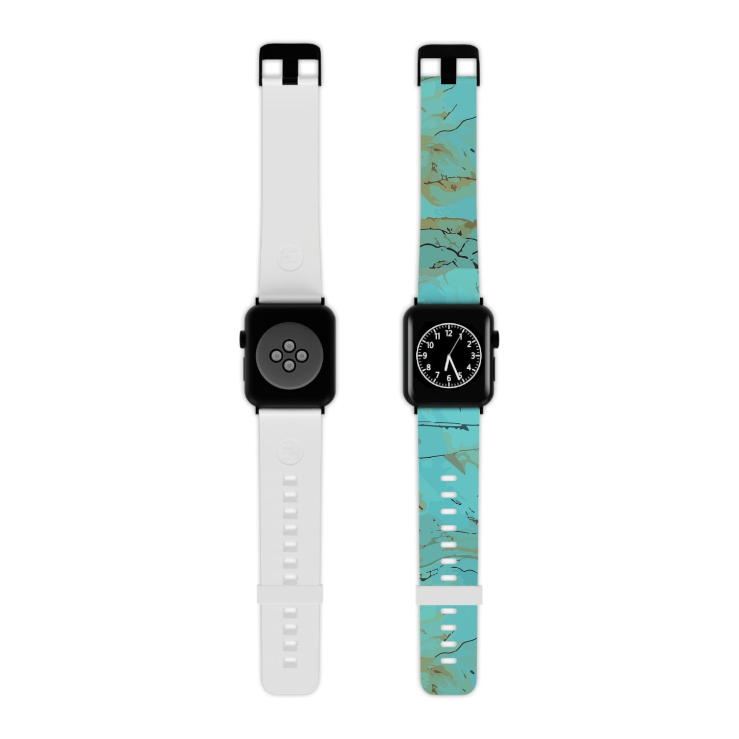 Turquoise Marble Art Apple Watch Band