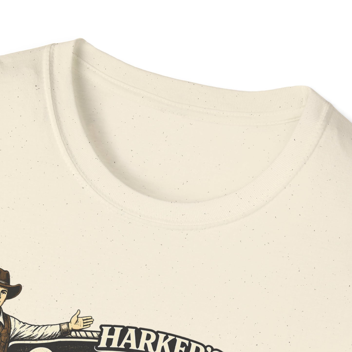 HARKER'S Old West Lives Here T-Shirt — Vintage Cowboy Tucson Graphic Tee