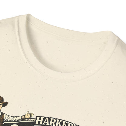 HARKER'S Old West Lives Here T-Shirt — Vintage Cowboy Tucson Graphic Tee