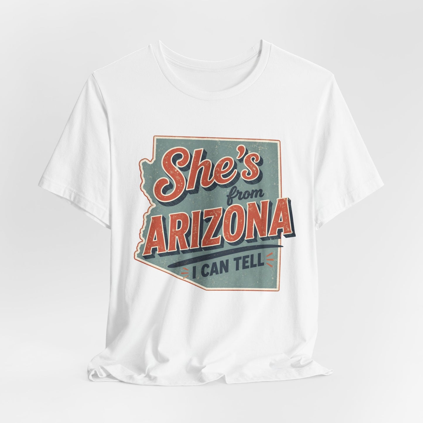 She's From Arizona I Can Tell Cowgirl T-Shirt -  Western Tee