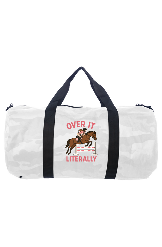 Over It Literally Day Tripper Duffle -White Camo