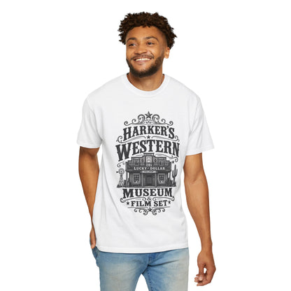 Western Museum T-Shirt — Harker’s Lucky Dollar Film Set Vintage Graphic Tee