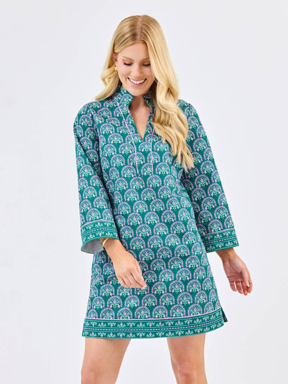 Brenda Dress | Sunshower Flora Ocean