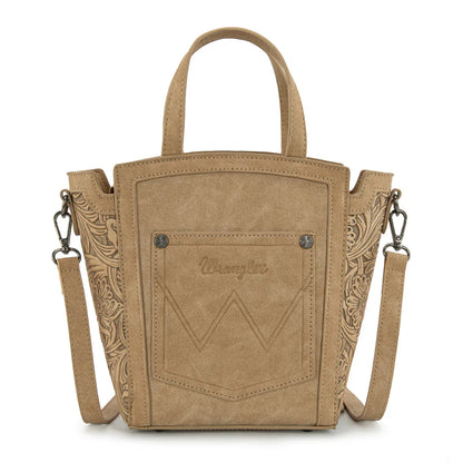 Wrangler Genuine Hair-On Cowhide Tote/Crossbody