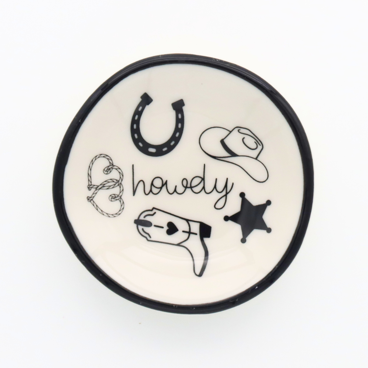 Western Howdy Ring Dish