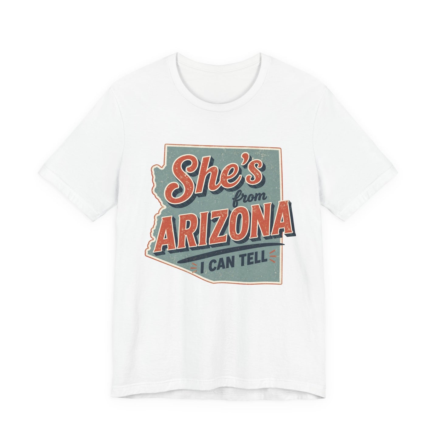 She's From Arizona I Can Tell Cowgirl T-Shirt -  Western Tee