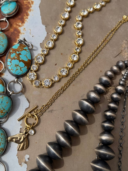 The Filly Necklace in Gold