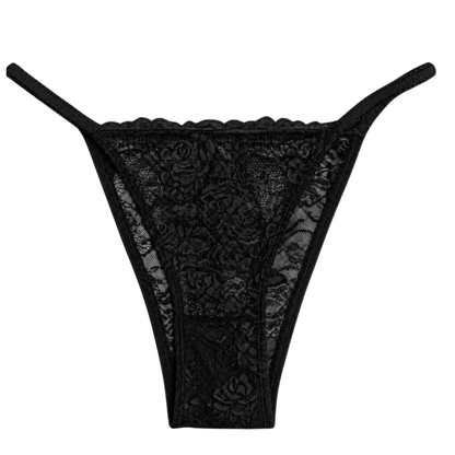 Lace Cheeky with Picot Elastic Sides, XS-XL
