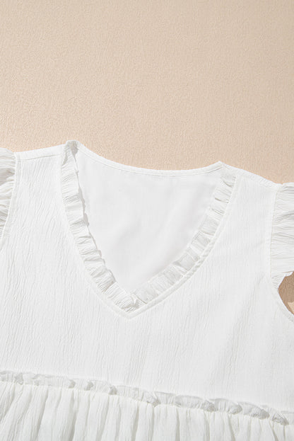 Magdalene Flutter Flowy Top